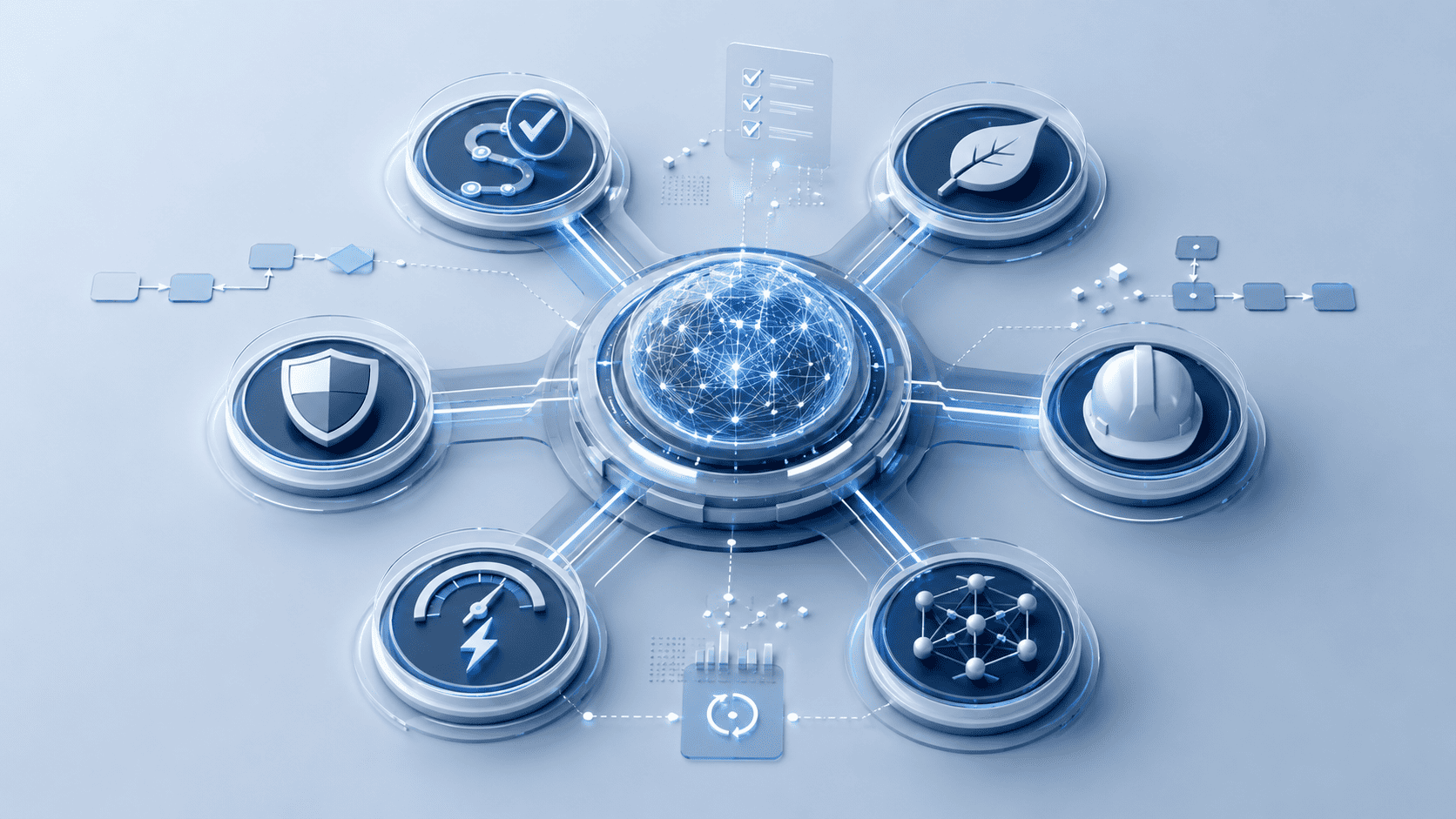Digitale Sicherheits- und Umweltkonzepte in ISO-Standards.